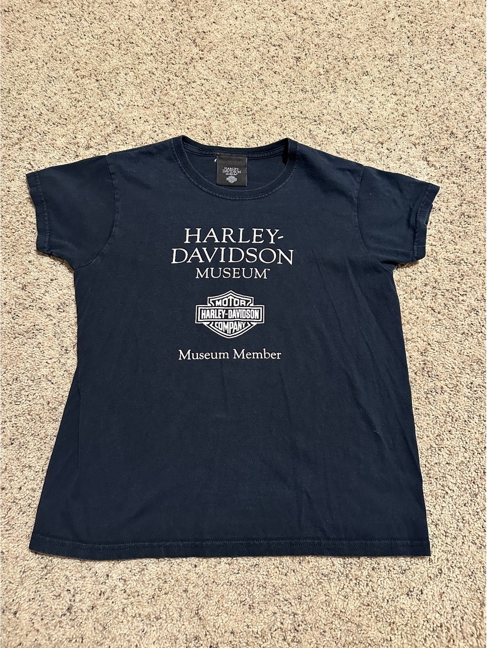 Harley-Davidson Museum Member Black T-Shirt Medium